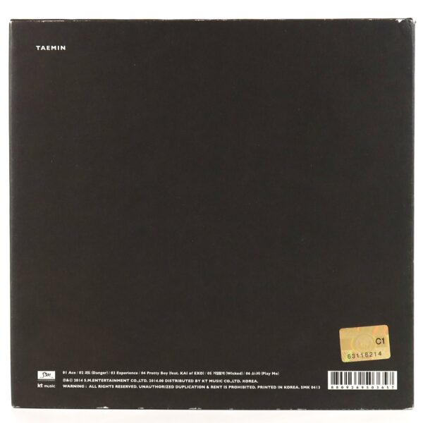 Taemin - Ace [Black Ver.] 1st Mini Album CD No Photocard K-Pop 2014 Shinee