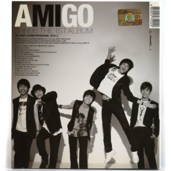 Shinee - Amigo The First Album Repackage CD K-Pop 2008