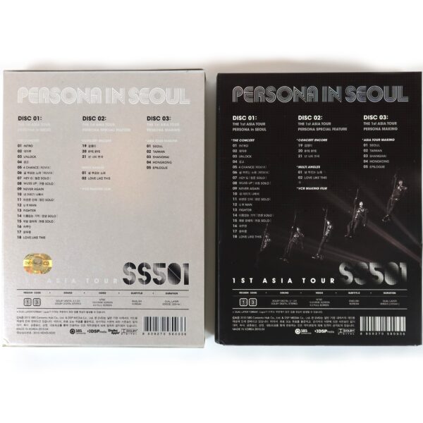 SS501 - Persona In Seoul 1st Asia Tour DVD 2010