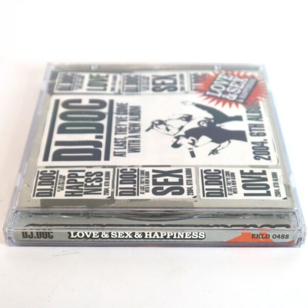 DJ Doc - Love & Sex & Happiness Album CD K-Pop 2004 Deejay Doc