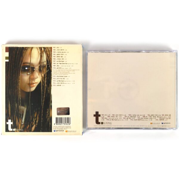 T - As Time Goes By 1st Album CD K-Pop 2001 Yoon Mi Rae Tasha