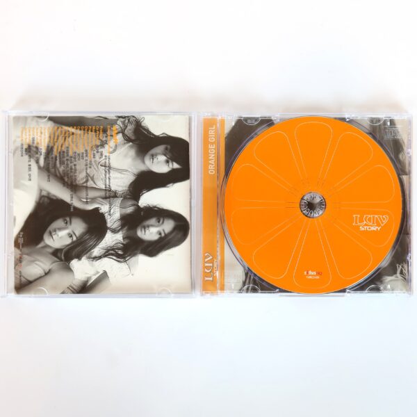Luv - Luv Story 1st Album CD K-Pop 2002 [no slipcase] Orange Girl