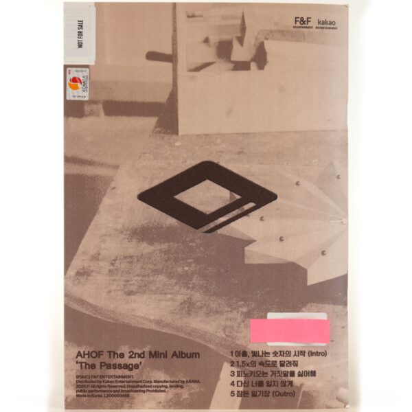 Ahof - The Passage [Twig Ver.] 2nd Mini Album Signed CD Promo 2025