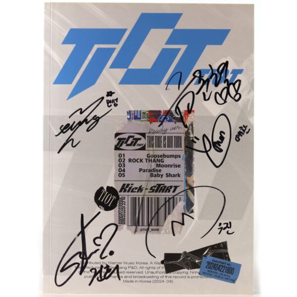 Tiot – Kick-Start [Ready Ver.] Signed Autographed Album CD Promo 2024 K-Pop