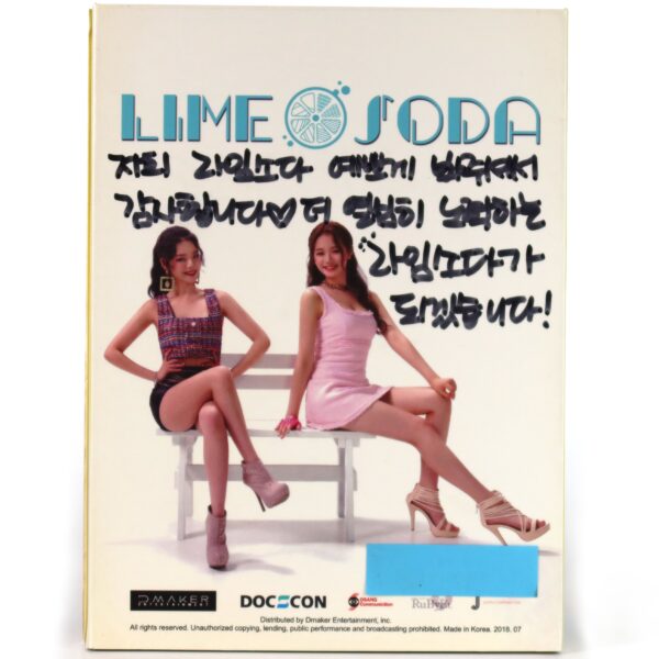 Limesoda - All Eyez On Me 2nd Single Signed CD Album Promo K-Pop 2018