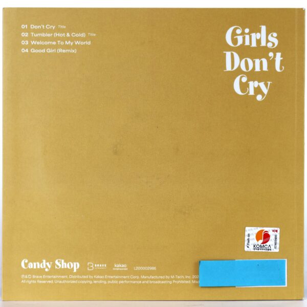 Candy Shop - Girls Don't Cry 2nd Mini Album Signed Autographed CD Promo 2024