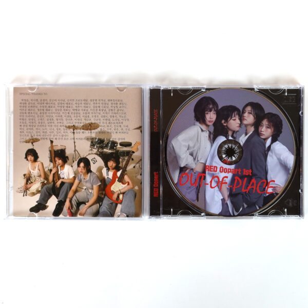 Red Oopart - Out-Of-Place 1st Mini Album Signed Autographed CD Promo 2025