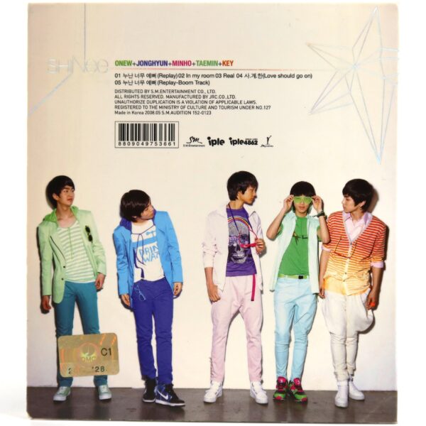 Shinee - Replay The First Mini Album CD K-Pop 2008 2