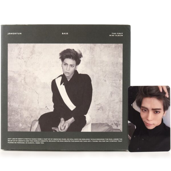 Jonghyun - Base [Green Ver.] 1st Mini Album CD + Photocard K-Pop 2015 Shinee