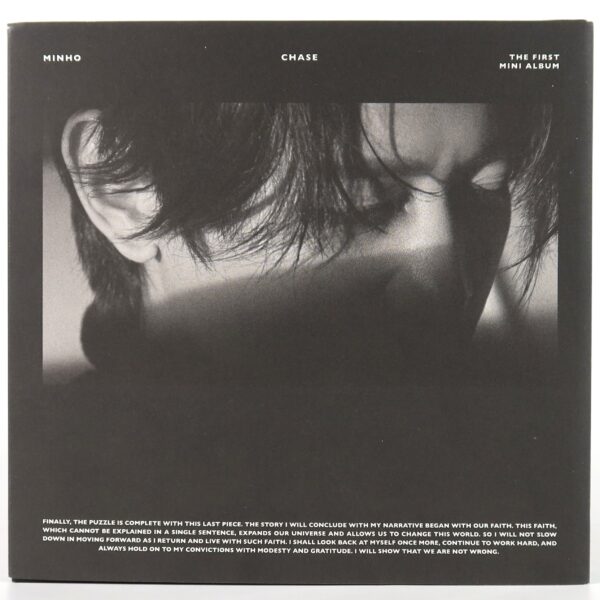 Minho - Chase [Complete / Black Ver.] 1st Mini Album CD No PC K