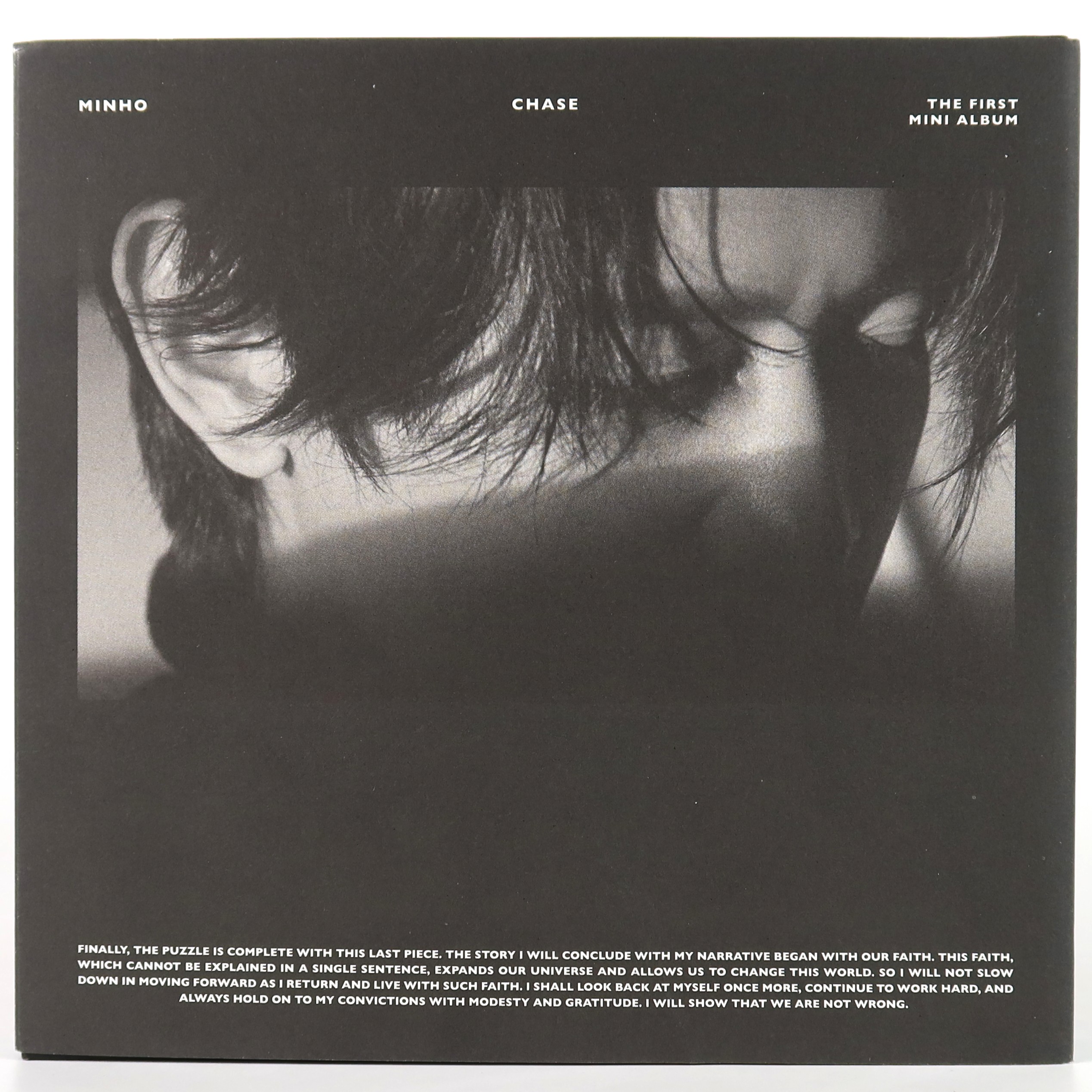 Minho - Chase [Complete / Black Ver.] 1st Mini Album CD No PC K