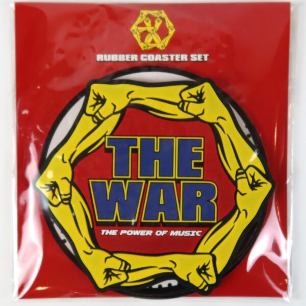 Exo - The War The Power Of Music + Hey Mama Rubber Coaster Set