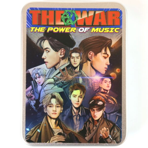 Exo - The War The Power Of Music Baekhyun 4 x Matching Card Game Photocard Tin