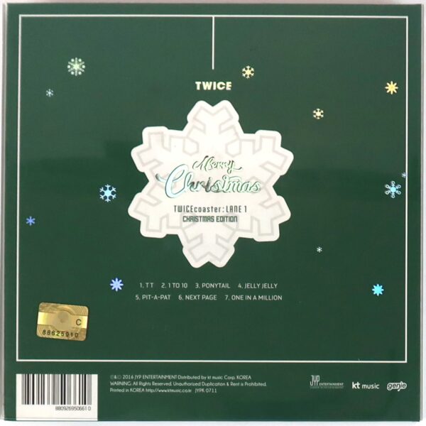 Twice - Twicecoaster: Lane 1 Christmas Edition CD Album Jihyo Photocard Set