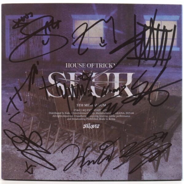 Xikers - House of Tricky: Spur [Hiker Ver.] 5th Mini Album Signed CD Promo 2025