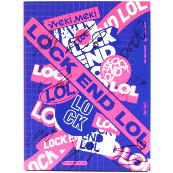 Weki Meki - Lock End Lol [Lol Ver.] 2nd Signed Album Promo CD K-Pop 2019