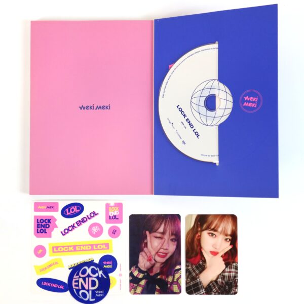 Weki Meki - Lock End Lol [Lol Ver.] 2nd Signed Album Promo CD K-Pop 2019