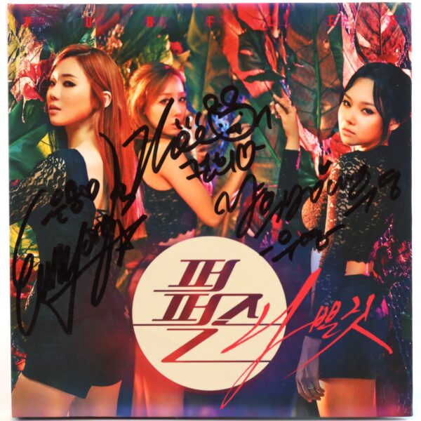 Purfles - Bad Thing 2nd Single Album Signed Autographed CD Promo K-Pop 2015