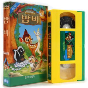 Bambi (1942) Korean VHS [NTSC] + Bambi Points Korea English Audio Disney