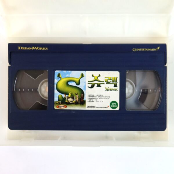 Shrek (2001) Korean VHS Rental [NTSC] Dreamworks Korea English Audio