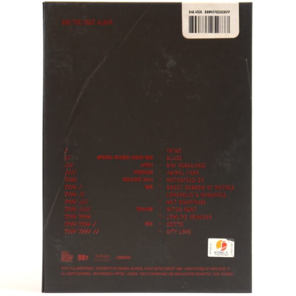Bibi - Lowlife Princess: Noir [Bad Girl Ver.] 1st Album CD No PC 2022 K-Pop