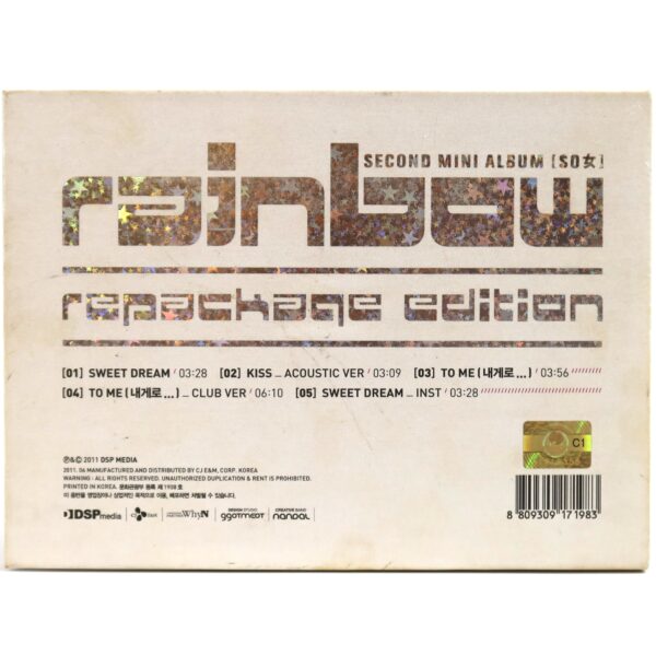 Rainbow - So [Repackage Edition] 2nd Mini Album CD 2011