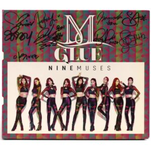 Nine Muses - Glue 3rd Single Album Signed CD Promo 2013 9Muses