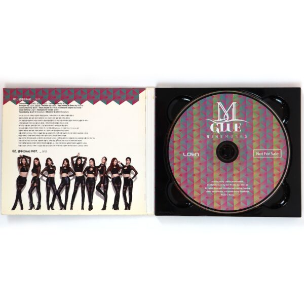Nine Muses - Glue 3rd Single Album Signed CD Promo 2013 9Muses