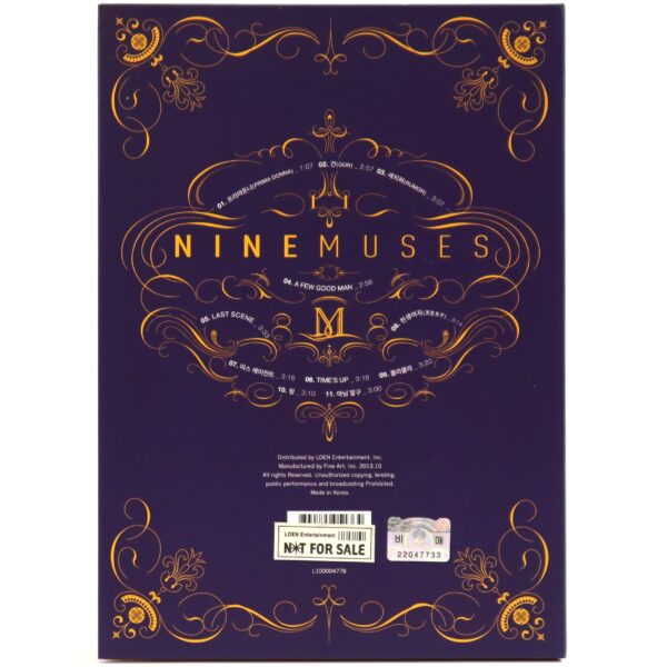 Nine Muses - Prima Donna 1st Album Signed CD Promo 2013 9Muses