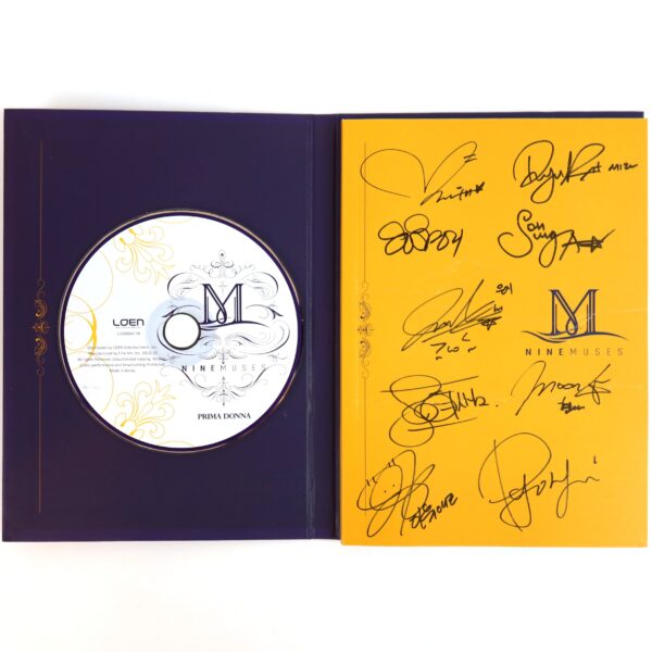 Nine Muses - Prima Donna 1st Album Signed CD Promo 2013 9Muses