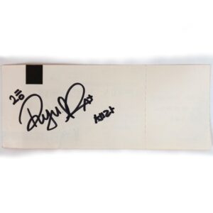 Nine Muses - Sera Signed Concert Ticket 9Muses 2014 Ryu Sera