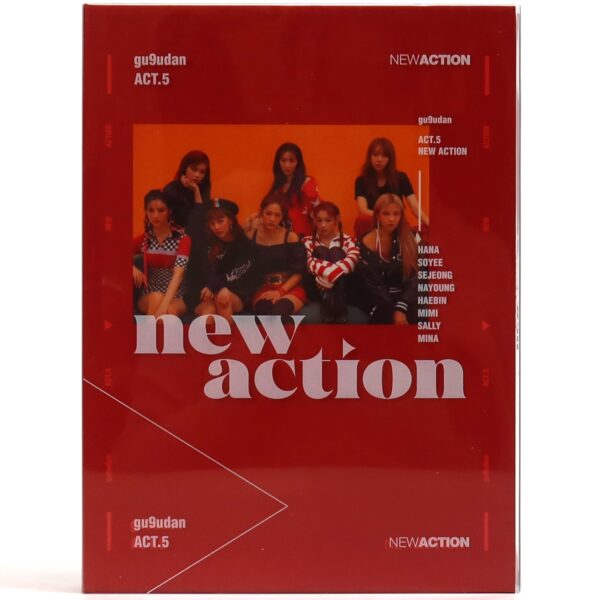Gugudan - New Action 3rd Mini Album Pages Signed CD 2018