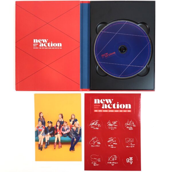 Gugudan - New Action 3rd Mini Album Pages Signed CD 2018