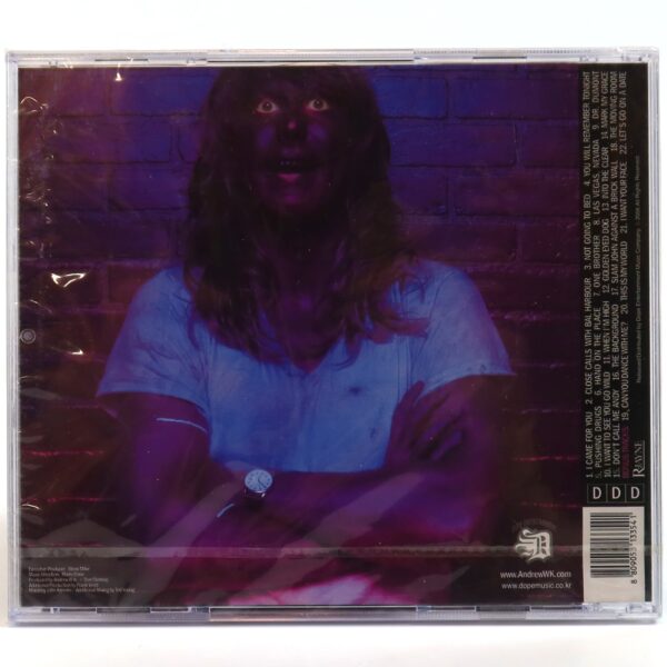Andrew WK - Close Calls With Brick Walls Korean Album CD Sealed Korea