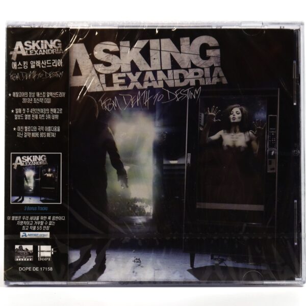 Asking Alexandria ‎– From Death To Destiny Korean Album CD Sealed Korea OBI