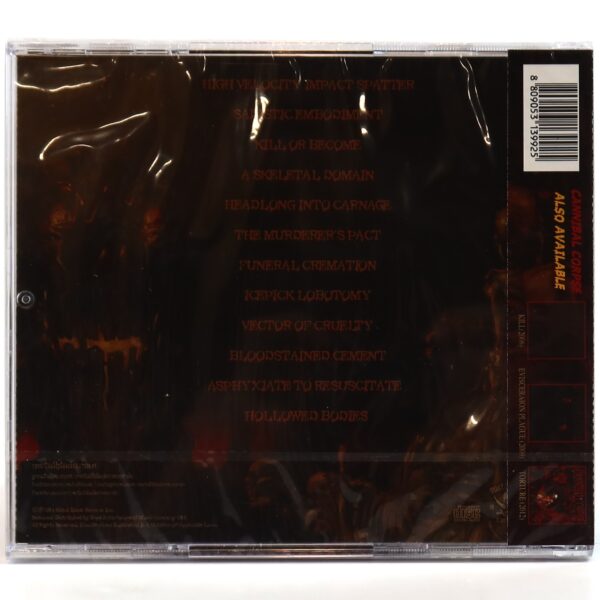 Cannibal Corpse ‎– A Skeletal Domain Korean Album CD Sealed Korea OBI