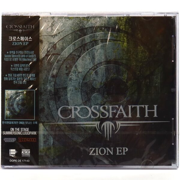 Crossfaith ‎– Zion EP Korean Album CD Sealed Korea OBI Japan