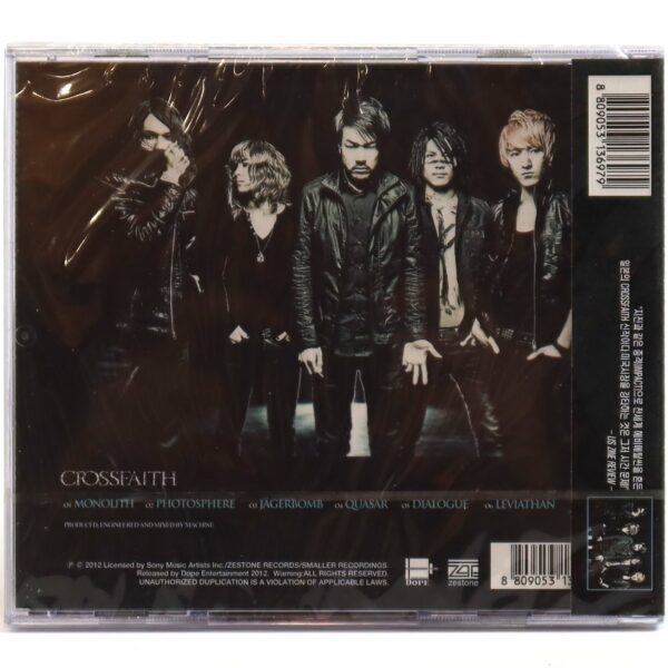 Crossfaith ‎– Zion EP Korean Album CD Sealed Korea OBI Japan