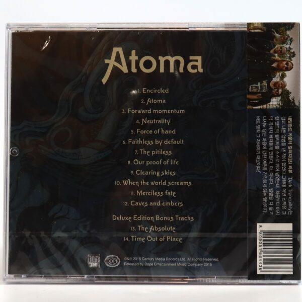Dark Tranquillity - Atoma Korean Album CD Sealed Korea OBI DT