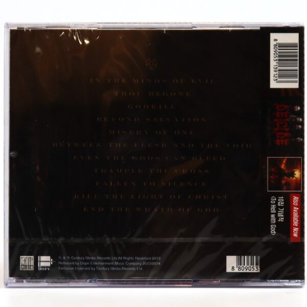 Deicide - In The Minds Of Evil Korean Album CD Sealed Korea OBI