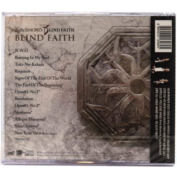 Kelly Simonz's Blind Faith – Blind Faith Korean Album CD Sealed Korea OBI
