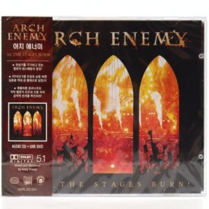 Arch Enemy – As The Stages Burn Korean Album CD + DVD Sealed Korea OBI