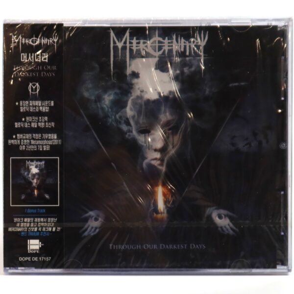 Mercenary – Through Our Darkest Days Korean Album CD Sealed Korea OBI