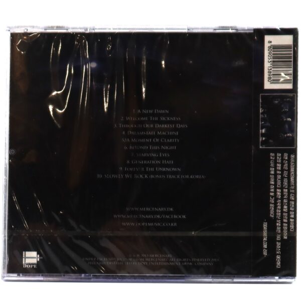 Mercenary – Through Our Darkest Days Korean Album CD Sealed Korea OBI