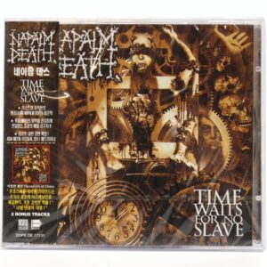 Napalm Death ‎– Time Waits For No Slave Korean Album CD Sealed Korea OBI