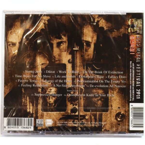 Napalm Death ‎– Time Waits For No Slave Korean Album CD Sealed Korea OBI