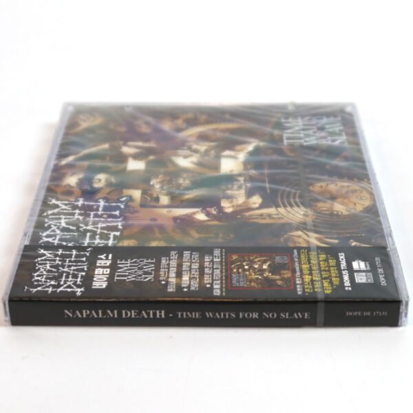 Napalm Death ‎– Time Waits For No Slave Korean Album CD Sealed Korea OBI