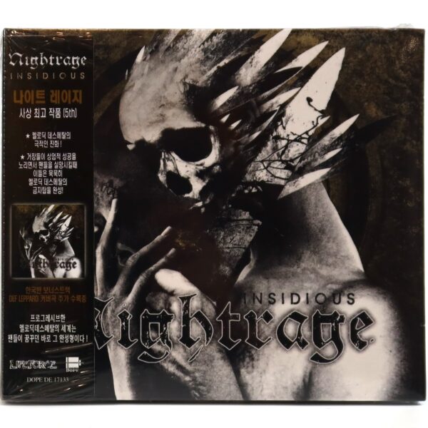 Nightrage – Insidious Korean Album CD Digipak Sealed Korea OBI