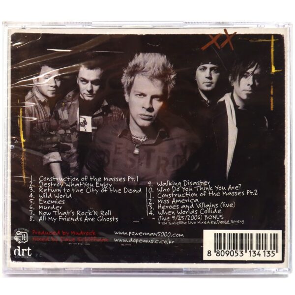 Powerman 5000 – Destroy What You Enjoy Korean Album CD Sealed Korea