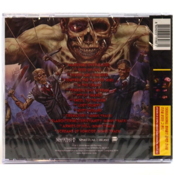Suicidal Angels ‎– Divide And Conquer Korean Album CD Sealed Korea OBI